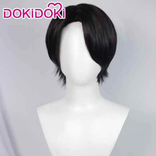 【Ready For Ship】Dokidoki Anime Cosplay Yuta Okkots Wig Short Black Halloween | Yuta