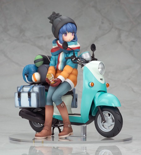 Yurucamp Rin Shima with Scooter   Collectible


