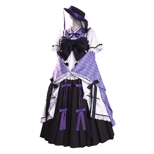 DokiDoki-R Anime Cosplay Costume Dress Maid Uiform Purple / Pink | Purple Ver-S-Order Processing Time Refer to Description Page