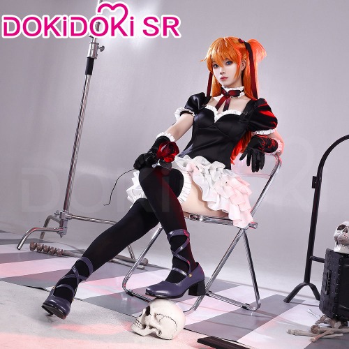 【Size S-3XL】DokiDoki-SR Anime Cosplay Costume Black White Party Dress LOLITA | S-PRESALE