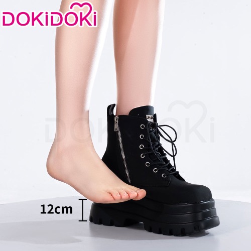 【In Stock】DokiDoki Height Increasing Shoes /Elevator Shoes Martin Boots | Ankle Boots Ver-EU39