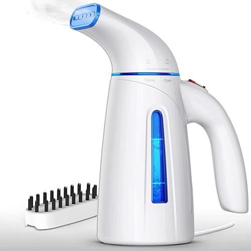 OGHom Steamer for Clothes Steamer, Handheld Clothing Steamer for Garment, 240ml Portable Travel Steam Iron (Only for 120V) - A-White