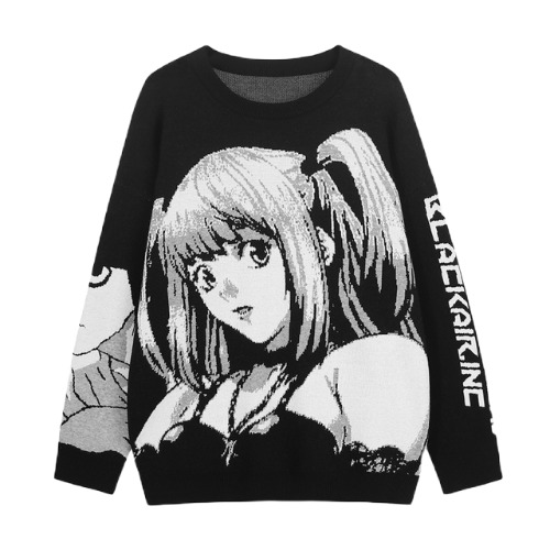 Death Note Aesthetic Knit Sweater | M / Misa