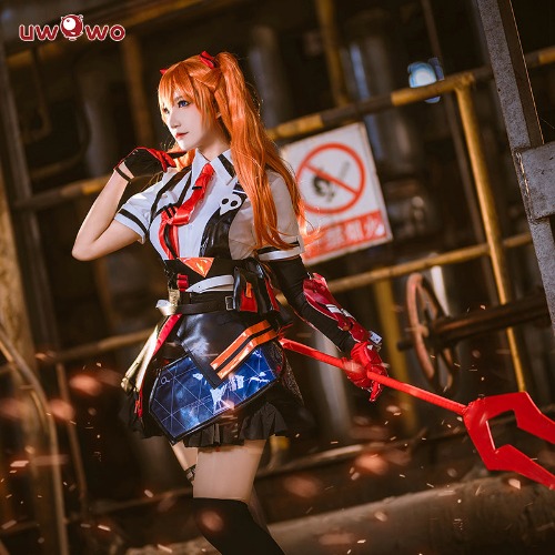 【In Stock】Uwowo Anime Honkai Impact 3 Cosplay Asukaa Cosplay Costume Plus Size Cosplay - 【In Stock】Set A S