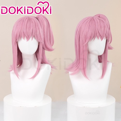 DokiDoki Anime Shugo Chara Cosplay Hinamori Amu Wig Pink Long Hair | Wig Only-PRESALE
