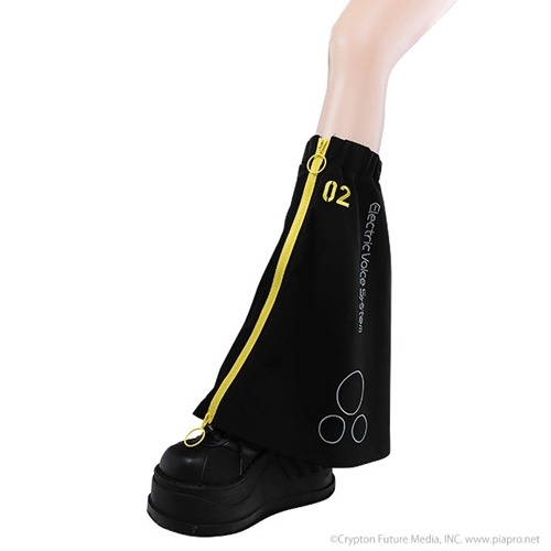 Kagamine Rin Len Leg Cover (F) LIS-RNLN-0003-BLA LISTEN FLAVOR APPAREL

