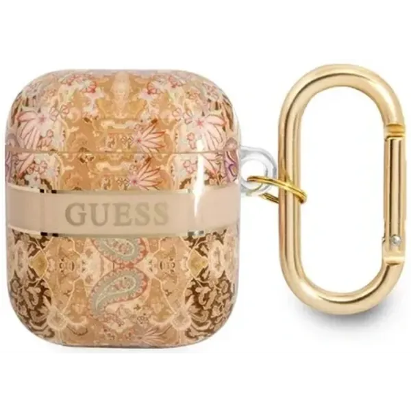 Guess case for Airpods 1/2 Paisley Gold
