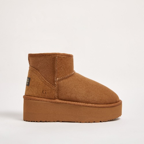 Women's Embossed Classic Ultra Mini Platform | Chestnut / AU/US 9 | UK 7 | EU 40