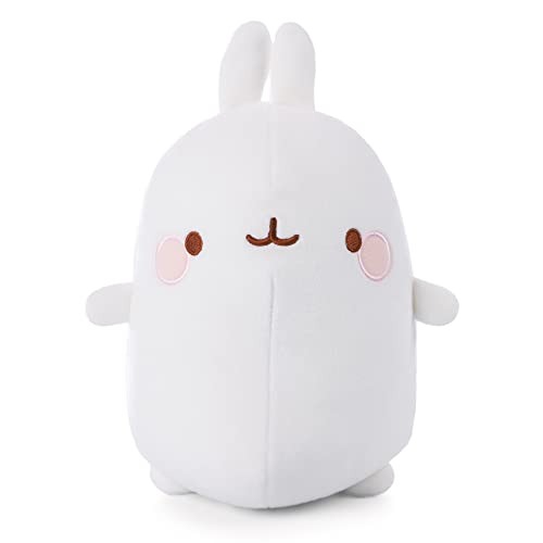 NICI Peluche Molang 16 cm dans Son Emballage Cadeau I Favori des Réseaux Sociaux et Star de la Télé à câliner, pour Jouer et à Aimer I Peluches Kawai – 47745 - Lapin Molang en Coffret Cadeau - 16 cm