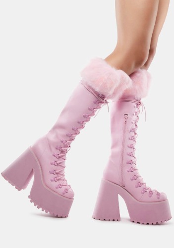Dollish Delight Platform Boots | US 7