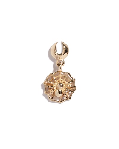 Solid 9ct Gold Sammi Spider and Web Charm - The Great Frog London - USA