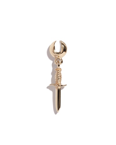 Solid 9ct Gold Sammi Dagger Charm - The Great Frog London - USA