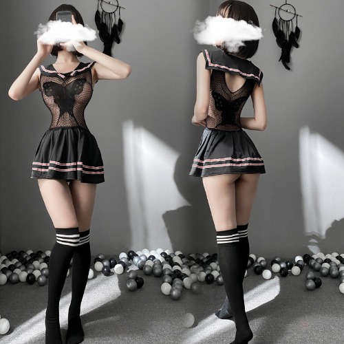 Japanese School Girl Uniform Dress | M