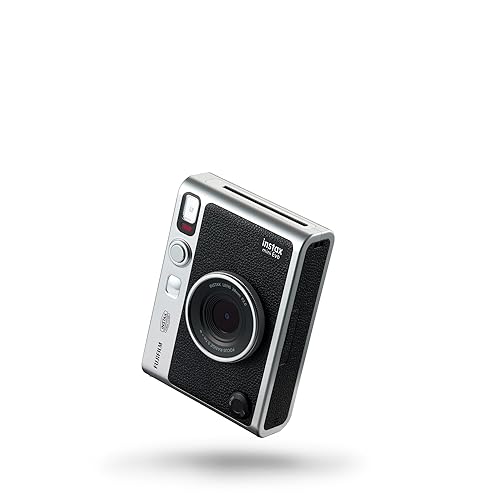 Instax mini EVO 2-in-1 photo camera and printer with a 2.7 inch LCD screen, 10 Lens and 10 film effects, mini film format, Black - Black - mini EVO camera
