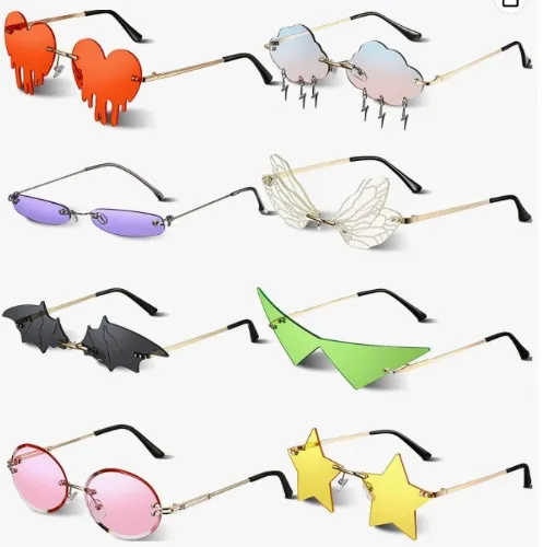 8 Pack of Fun Sunglasses 