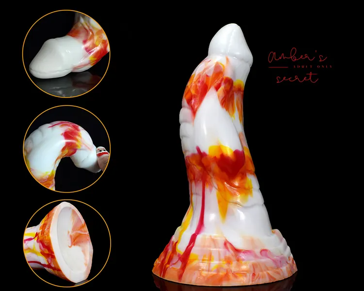Amber's Alien Fantasy Big Dick Dildo Tentacle Adult Anal Plug Women's Dildo Animal Cock Colorful Sex Toys Masturbator Erotic Shop Huge Dildo