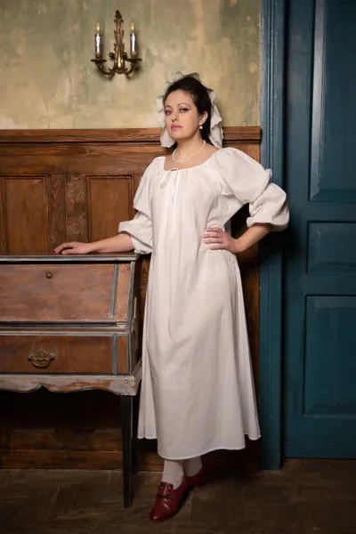 Rococo Chemise, 18th century Shirt, Batiste 1780 Smock