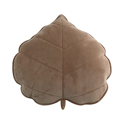 Leaf Shape Cushion 13cm Leaf Shaped Decorative Throw Pillow Plant Cushion Soft Sleeping Pillows Cushion Bedroom Sofa Decor for Sofa Car Chair Plush Toys Stuffed Pillow,C - C