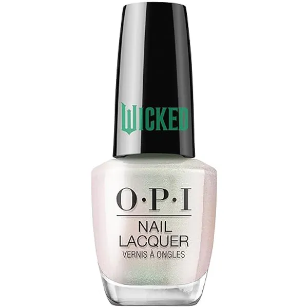 OPI Nail Lacquer Nail Polish | Opaque Crème Metallic Shimmer Chip Resistant Nail Polish | Wicked Limited Edition Holiday Collection - Oh, For Oz Sake