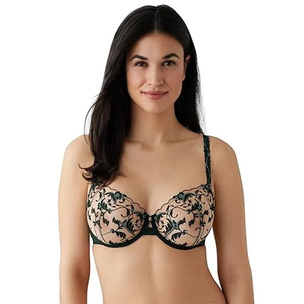 Wacoal Women's Dramatic Interlude Underwire Bra - 34C - Scarab