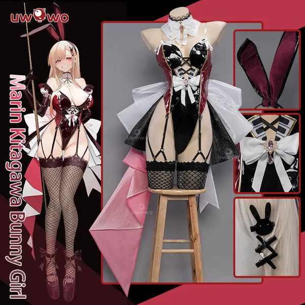 【Pre-sale】Uwowo×DISHWASHER1910: Marin Kitagawa Bunny Suit My Dress-Up Darling Fanart Cosplay Costume | Set A L