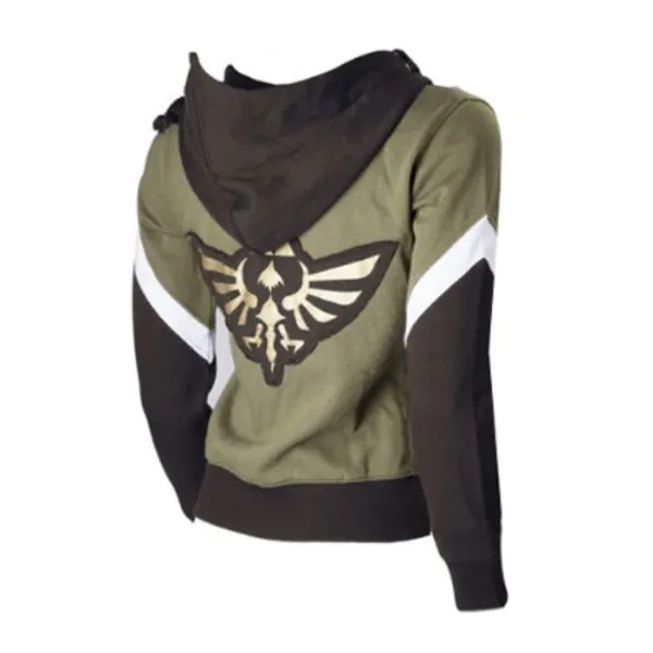 Link Hoodie Zelda Cosplay Costume Zipper Jacket Sweatshirt