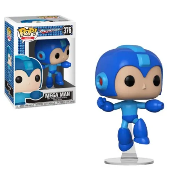 Funko Pop Games Jumping Megaman Collectible Figure, Multicolor