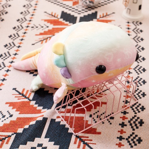 Axolotl Plushie - Iridescent / 14" / 37 cm