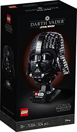 LEGO Star Wars Darth Vader Helmet Set, Mask Model Kit for Adults to Build and Display, Collectible Star Wars Home Décor, 75304