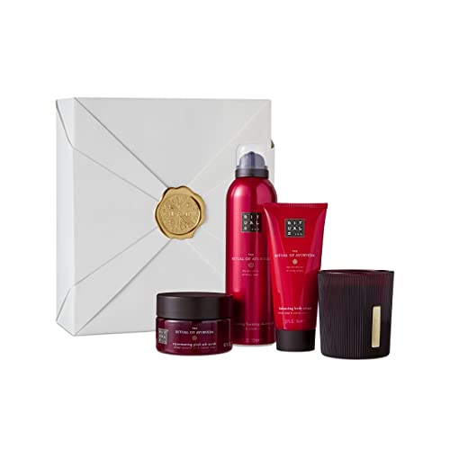 RITUALS Geschenkset für Frauen von The Ritual of Ayurveda, Medium mit indischer Rose & Mandelöl, 1114199