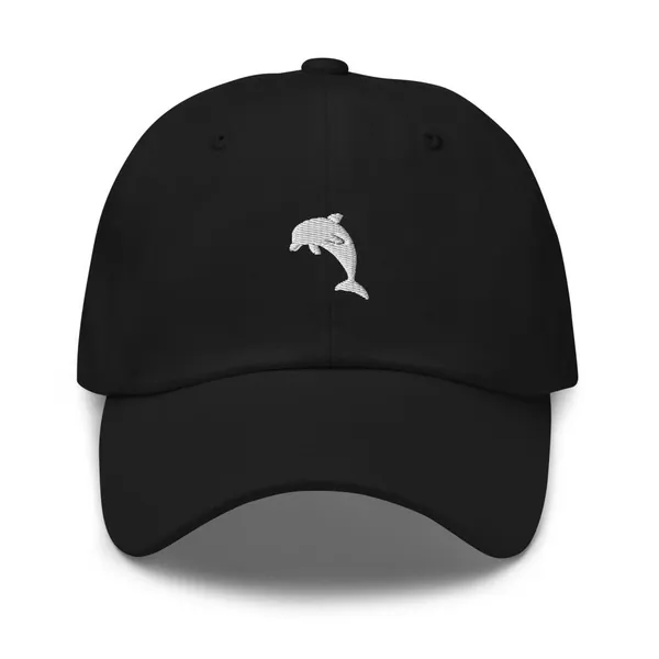 Dolphin Embroidered Dad hat by ICONSPEAK