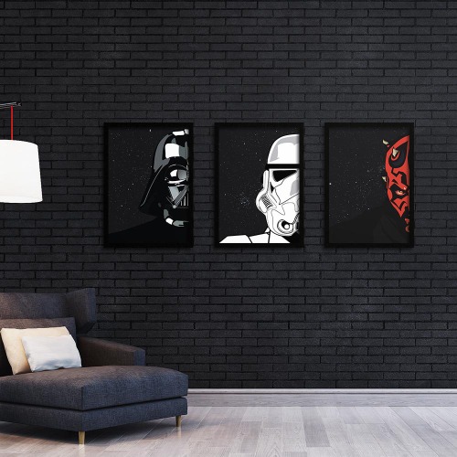 Dark Side - Poster Set (To place an order you need to choose min. 5 Posters) - Medium (30x40cm)