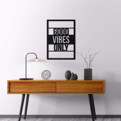 Good Vibes Only - Metal Wall Art