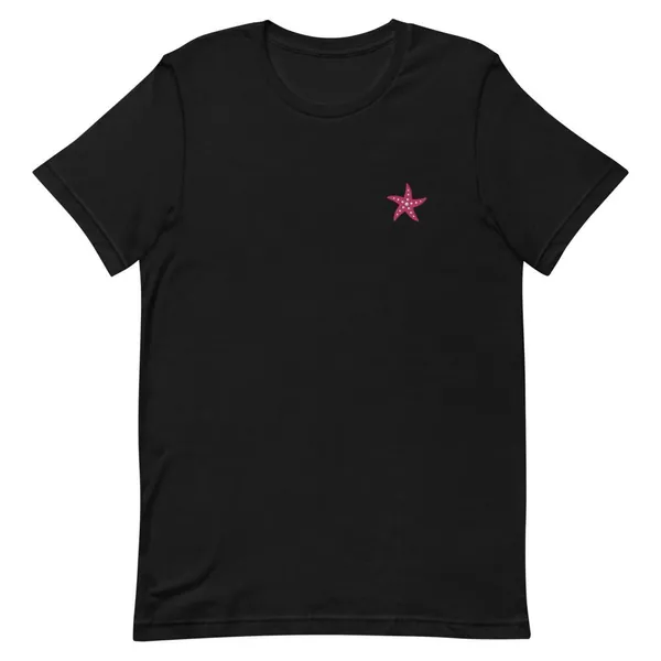 Starfish Icon Embroidered T-Shirt by ICONSPEAK