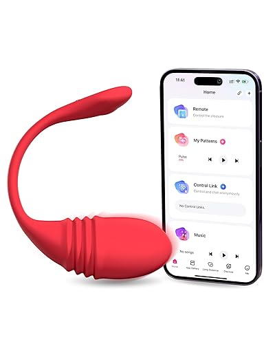 LOVENSE Vulse Vibrator Thrusting & Vibration 2 in 1 Sex Toys, Remote Control G Spot Vibrators Dildo for Long Distance Play, Unlimited Custom Patterns Adult Sex Toys & Games for Women Couples Pleasure