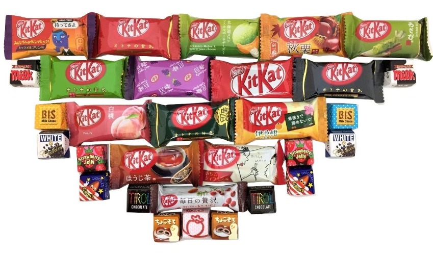 Japanese Kit Kat & Tirol 30 pc selection DIFFERENT FLAVORS assortment - 