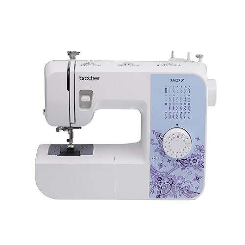 Brother XM2701 Sewing Machine, Lightweight, Full Featured, 27 Stitches, 6 Included Feet - XM2701