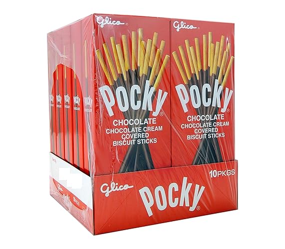 POCKY CHOCOLATE 10CT 1.41OZ(Pack of 10)