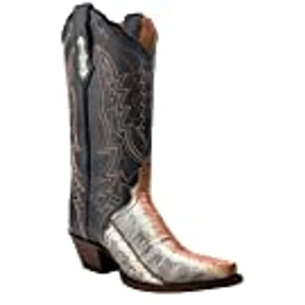 Dan Post Women's Zacatecas Exotic Watersnake Western Boot Snip Toe - Dpp5687
