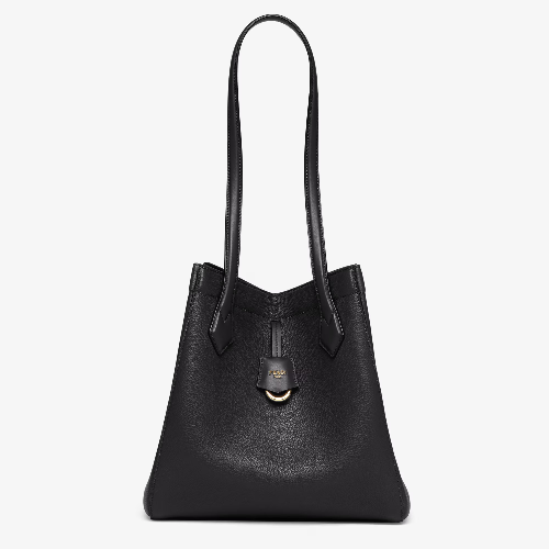 Fendi Origami ミディアムブラックレザー 変形バッグ