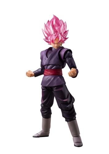 TAMASHII NATIONS - Dragon Ball Super - Goku Black Super Saiyan Rose, Bandai Spirits S.H.Figuarts Action Figure - Collectible Figure