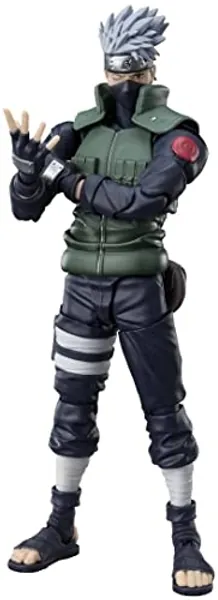 TAMASHII NATIONS - Naruto Shippuden - Kakashi Hatake - The Famed Sharingan Hero, Bandai Spirits S.H.Figuarts Action Figure