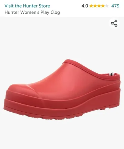 Hunter Garden Clogs