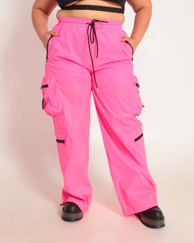 Overspeeding Reflective Joggers | Neon Pink / 3X