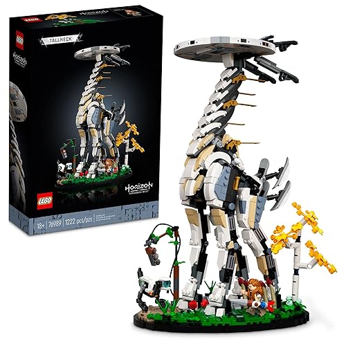 LEGO Horizon Forbidden West: Tallneck 76989 Building Set - Aloy Minifigure & Watcher Figure, Featuring Minifigure Accessories from The Game, Collectible Gift Idea for Teens, Adults, Men, Women - Multicolor