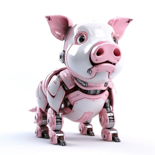 My robotic piggy toy 🐷 