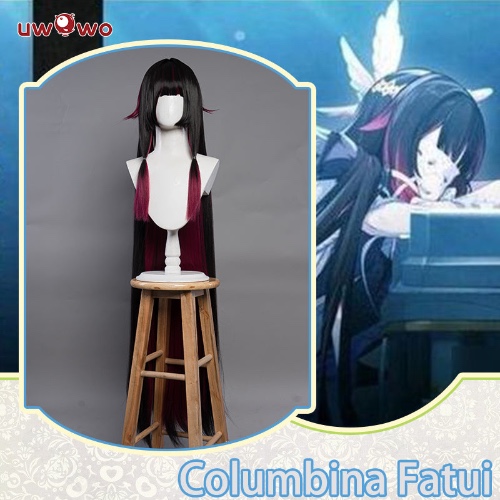 【Pre-sale】Uwowo Game Genshin Impact Cosplay Wig Fatui Cosplay Wig Columbina Wig