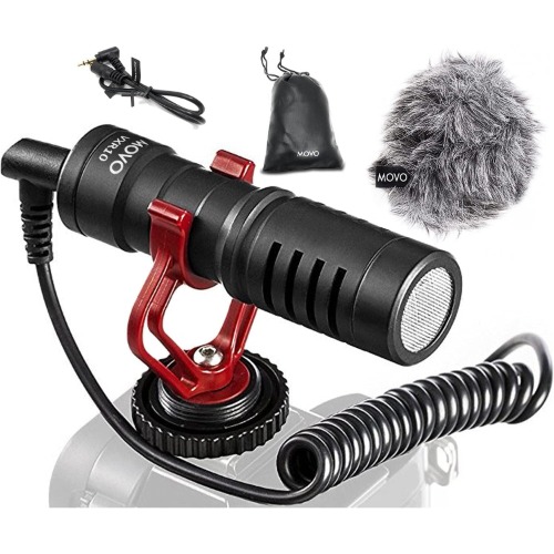 VXR10 | Universal Shotgun Microphone | Movo - Black