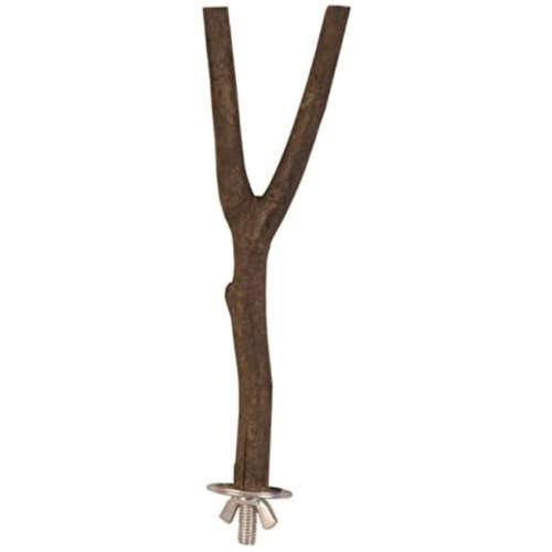 Small natural wooden perch