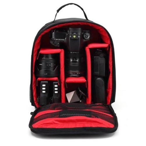 All-Weather Watertight Camera Backpack - Red